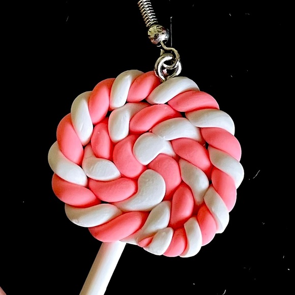 • Cute Lollipop Earrings • - Picture 2 of 7
